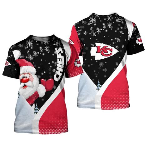 Kansas City Chiefs Xmas Santa Claus Limited Edition Unisex T Shirts