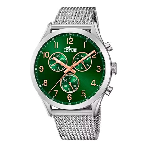 Montre Homme Lotus Chrono Bracelet Acier