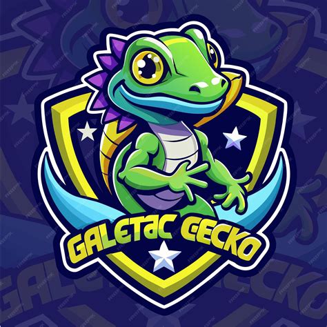 Premium Vector Gecko Mascot Logo