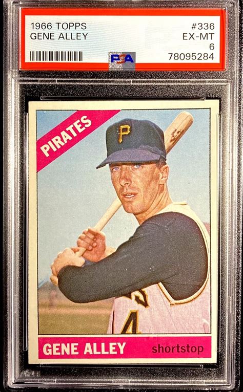 1966 Topps 336 Gene Alley For Sale Online EBay