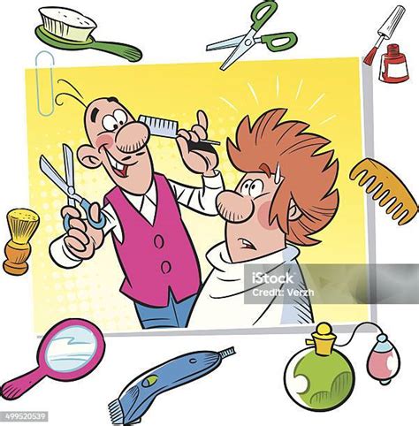 Cartoon Barbershop Stock Illustration Download Image Now Adult