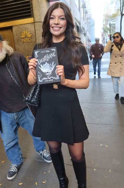 Alex Aster at NBC Studios in New York 11/01/2023 • CelebMafia