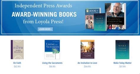 Get award winning books from Loyola Press | Alpha Sigma Nu