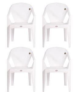 Petals Nakshatra Plastic Armchair For Living Room Drawing Indoor