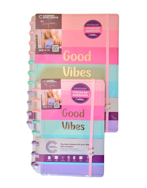 Caderno Inteligente Good Vibes By Indy