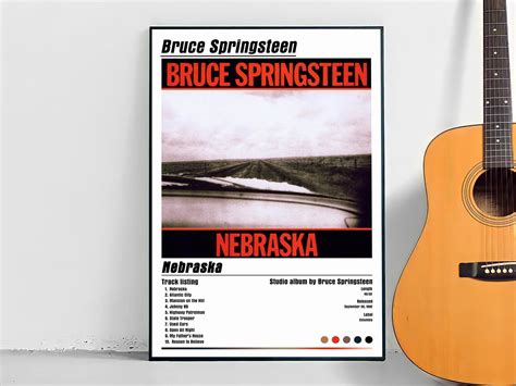 Bruce Springsteen Nebraska Album Cover Poster | Etsy