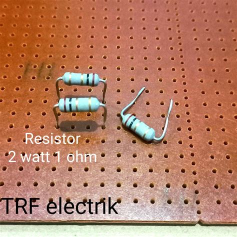 10 Buah Resistor 2 Watt 1 Ohm Lazada Indonesia