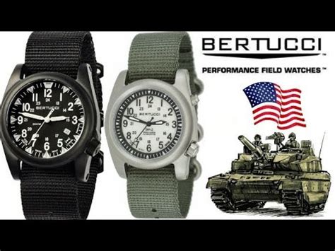 Los Mejores Relojes Militares Los Hace Bertucci Youtube