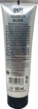 Swiss o Par Haarkur Silver 150 ml dauerhaft günstig online kaufen dm de