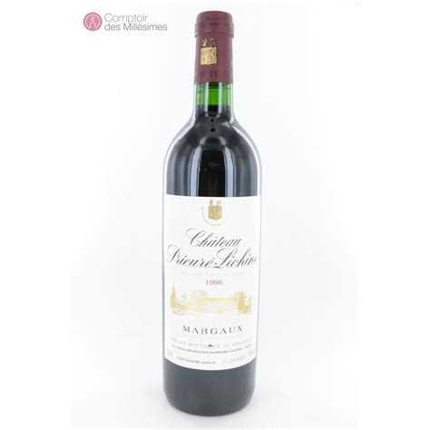 Château Prieuré Lichine 1996 Margaux 4ème Grand Cru Classé Prix