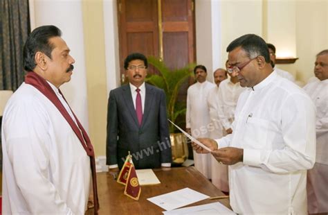 Photos Thissa Aththanayaka Takes Oath As