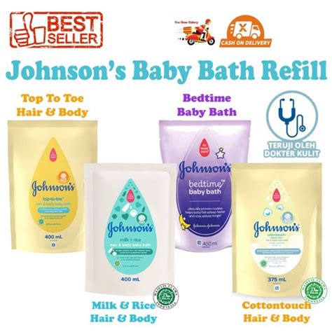 Jual Johnson S Baby Bath Milk Rice Top To Toe Bedtime