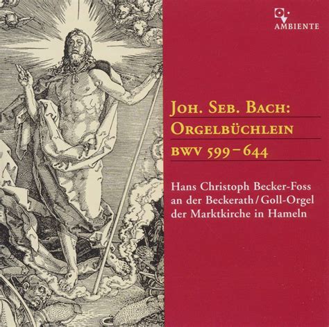 Johann Sebastian Bach Choräle BWV 599 644 Orgelbüchlein CD jpc