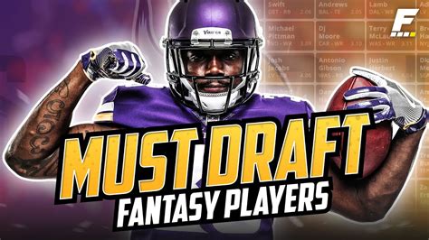 Top 10 Must Have Players For 2022 Fantasy Football Youtube