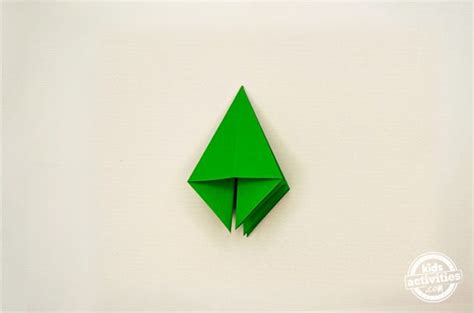 Easy Origami Christmas Tree Kids Can Fold | Kids Activities Blog