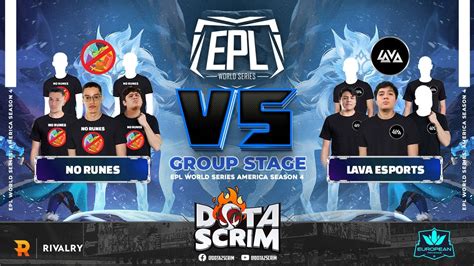 No Runes Vs Lava Esports Epl World Series America Season Group