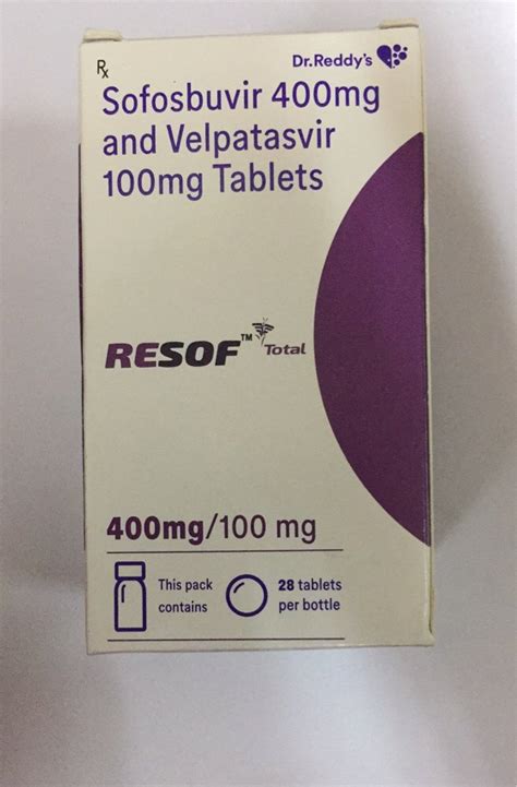 Resof Total Mg Mg Tablets At Rs Box Sofosbuvir Tablets