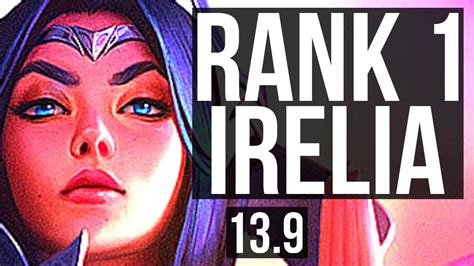 IRELIA Vs SYLAS MID Rank 1 Rank 1 Irelia 8 Solo Kills 10 1 3