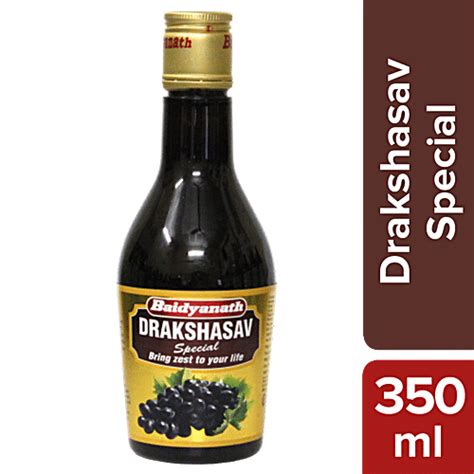 Buy Baidyanath Drakshasava Ayurvedic Tonic Improves Hunger Heart