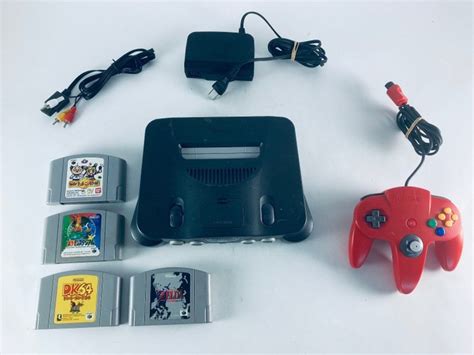 Nintendo Nintendo 64 - Japanese console with 4 games - Catawiki