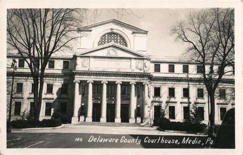 Delaware County Courthouse Media, PA Postcard