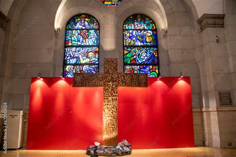 Interior Of The Manila Cathedral In Manila Stock Photo Adobe Stock