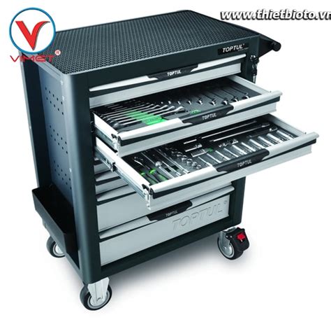 Tủ đồ nghề sửa chữa 7 ngăn 261pcs Toptul GV 26109 W 7 Drawer Tool