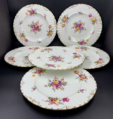 Royal Crown Derby Posies Dinner Plate Set Of Bone China Etsy