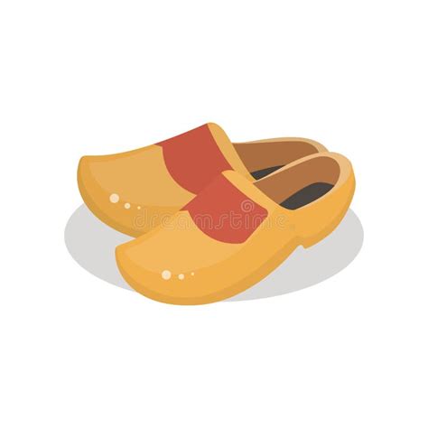 Wooden Clogs Stock Vector Illustration Of Trendy Woman 14151161