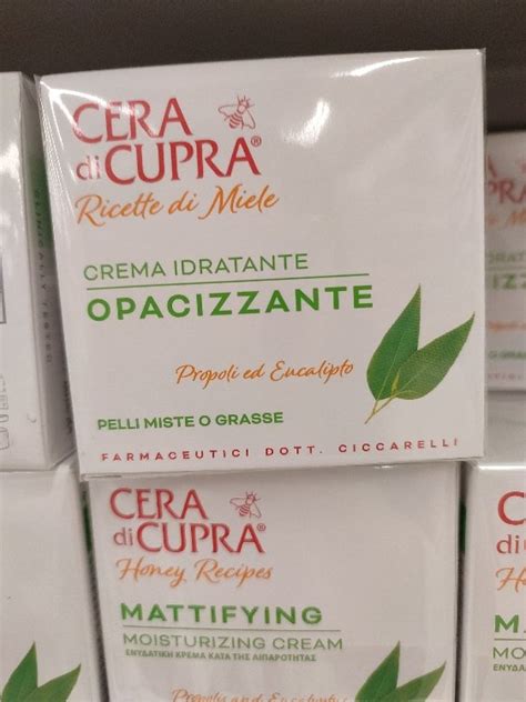 Cera Di Cupra Crema Idratante Opacizzante INCI Beauty