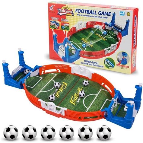 Mini Jeu De Baby Foot 6 Balles Jeu Interactif De Baby Foot Jouet De