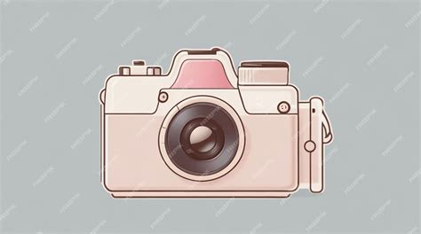 Premium AI Image | Capture the World A Cute Camera Drawing