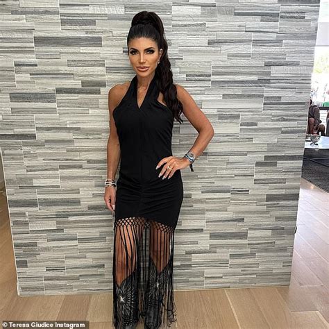 Teresa Giudice 51 Of Rhonj Poses With Her Mini Me Daughter Milania