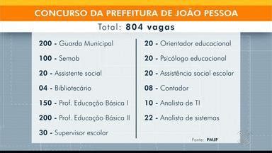 Bom Dia Para Ba Prefeitura De Jo O Pessoa Anunciou Um Concurso