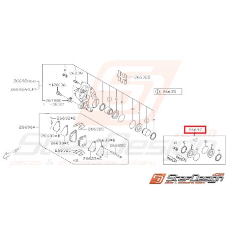 Kit R Paration D Triers De Frein Arri Re Subaru Wrx Et Impreza