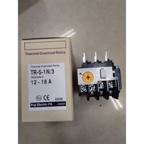 Jual THERMAL OVERLOAD RELAY TR 5 1 N 3 12 18A FUJI Indonesia Shopee