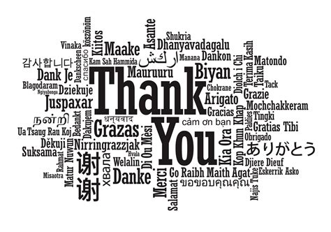 Thank You In Different Languages Png