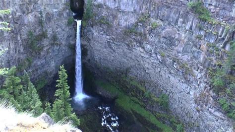 Spahats Falls Wells Gray Provincial Park Clearwater Bc Canada Youtube