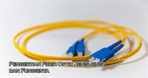 Pengertian Fiber Optik Jenis Jenis Dan Fungsinya Ilmu Sekitar