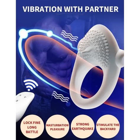 Anneau De P Nis Vibrant Pour Couple Stimulation Du Clitoris Jouets