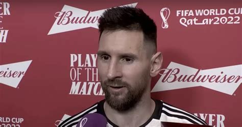 Lionel Messi S First Words After Argentina Win World Cup Final Plus