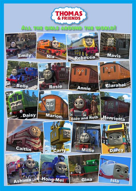 Thomas the Tank Engine female characters by gikestheASD on DeviantArt