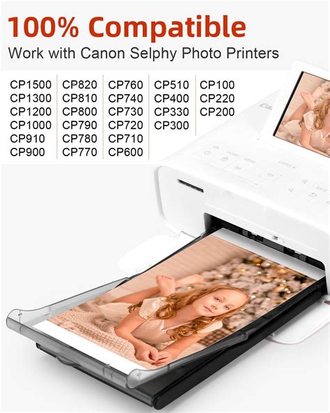 Tinta Y Papel Compatible Canon Selphy CP1300 KP 108IN 4 X 6 Pulgadas