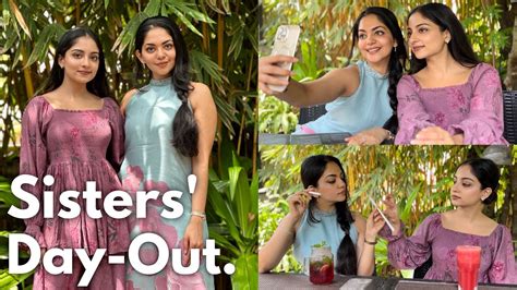 Sisters Day Out Ahaana Krishna Ishaani Krishna Elsa And Anna