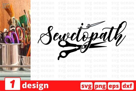 Sewciopath Graphic By SvgOcean Creative Fabrica