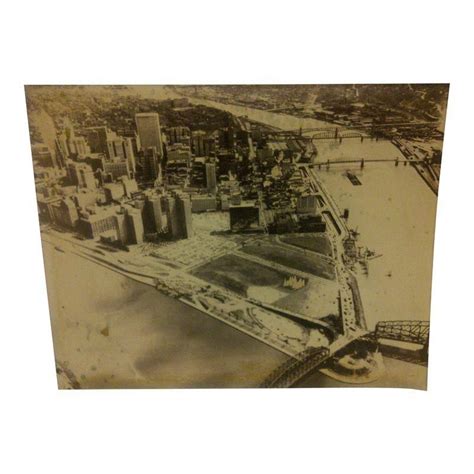 Vintage Black & White Photograph "Pittsburgh Point State Park" Circa ...