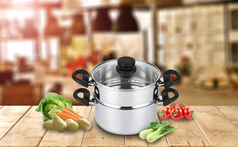 Amazon Nevlers Piece Premium Heavy Duty Stainless Steel Steamer