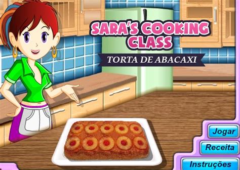 Cozinha Da Sara Jogo - Culinária da Sara: Torta de Abacaxi | Total Games - Jogos Online Grátis