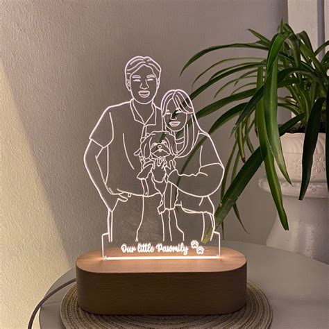 PERSONALIZED ACRYLIC LED LAMP VECTOR LAMP Personalized Led Light Vector