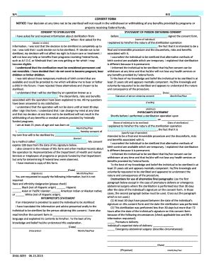 Dma 3059 Ia Pdf Sterlization Consent Form Info Dhhs State Nc Fill